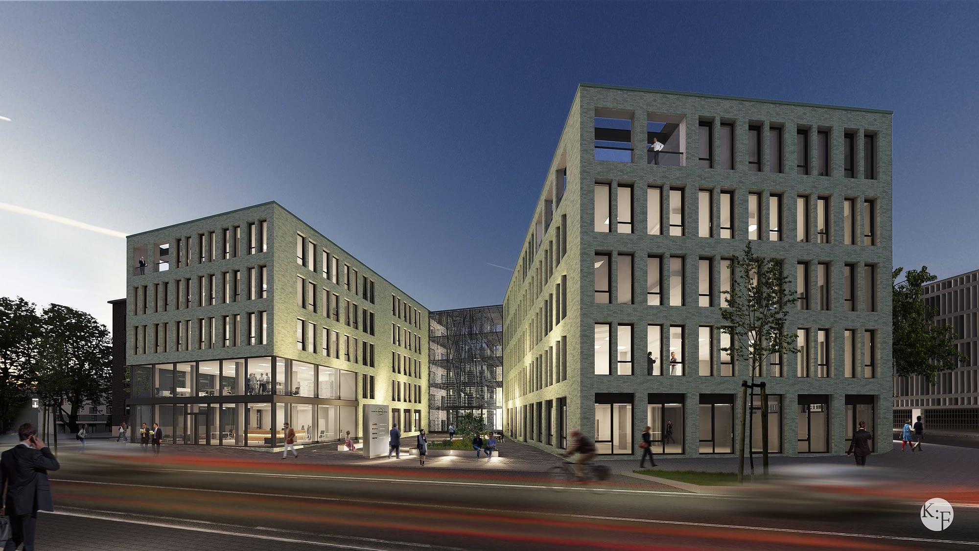 Büroquartier in Duisburg