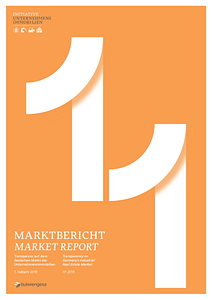 Titelseite des Marktbericht 17 des 1. Halbjahrs 2019 der Initiative Unternehmensimmobilien