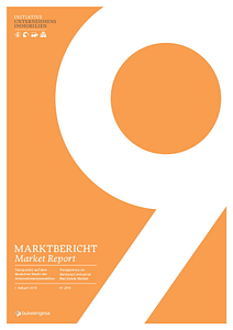 Titelseite des Marktbericht 9 des 1. Halbjahrs 2018 der Initiative Unternehmensimmobilien