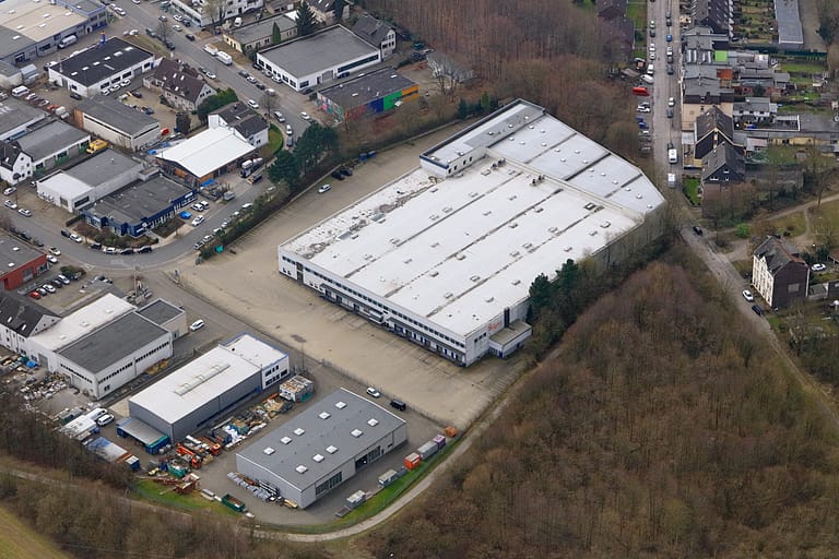 Luftaufnahme des Gewerbeparks