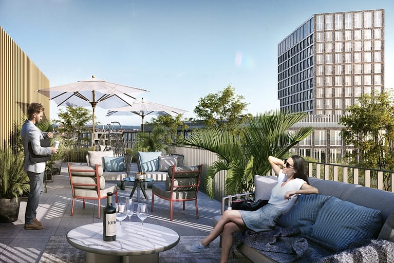 Ansicht Dachterrasse