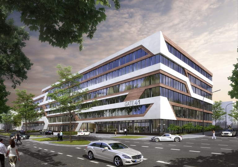 Visualisierung der Multi-Tenant-Immobilie Gate41