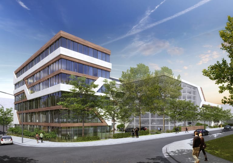 Visualisierung der Multi-Tenant-Immobilie Gate41