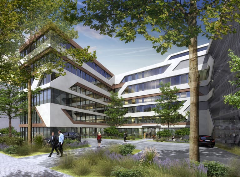 Visualisierung der Multi-Tenant-Immobilie Gate41