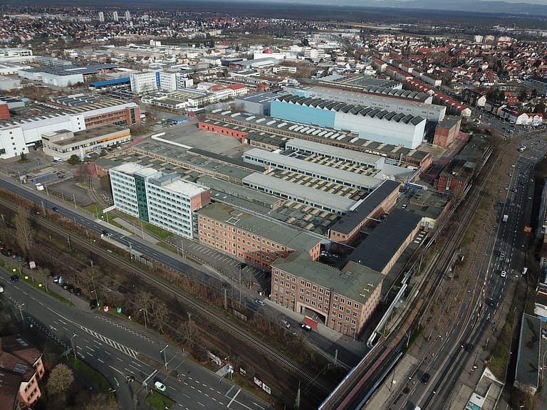 Luftbild Turbinenwerk Mannheim