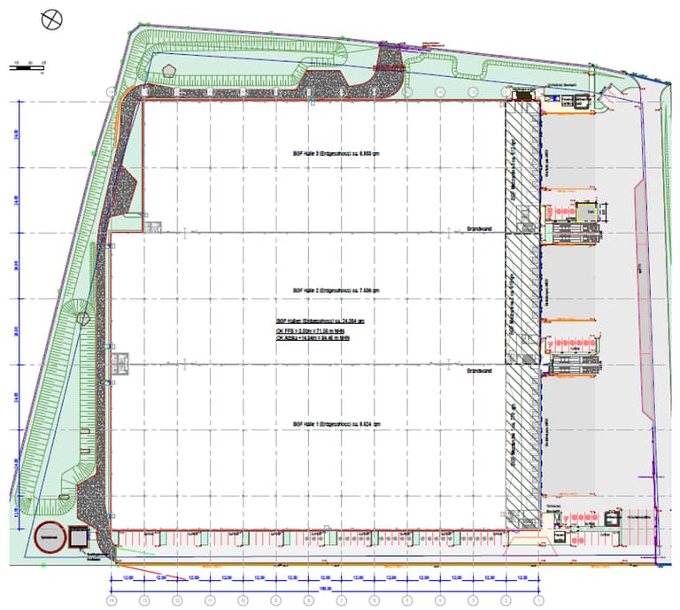 Neubau von Lager- und Logistikflächen